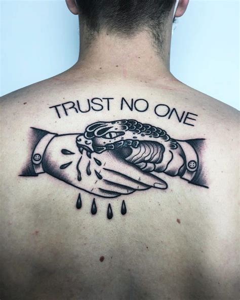 trust nobody tattoo|dont trust no one drawing.